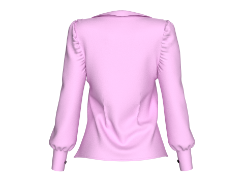 THE FITTED LOLA TOP Model 3D