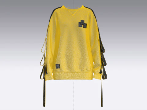 Girls - Reglan Long Sleeve Sweatshirt 3D Model