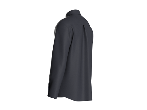 Men Shirt - Single Color 3D Модель