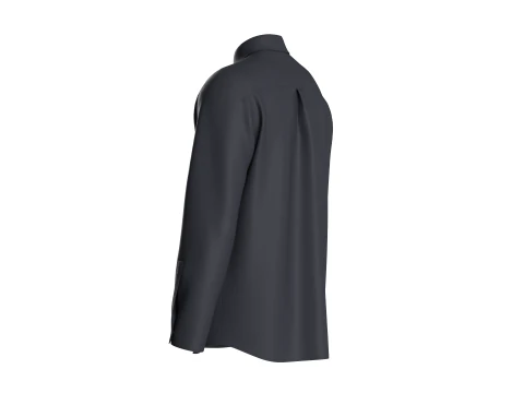 Men Shirt - Single Color 3D Model