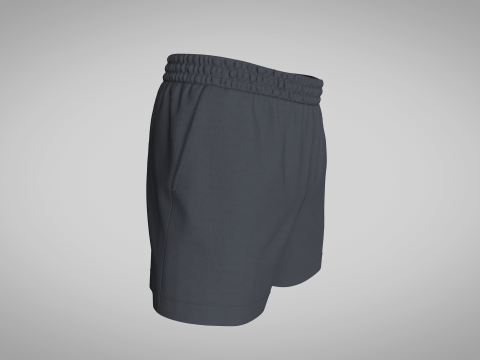 Men Shorts Model 3D