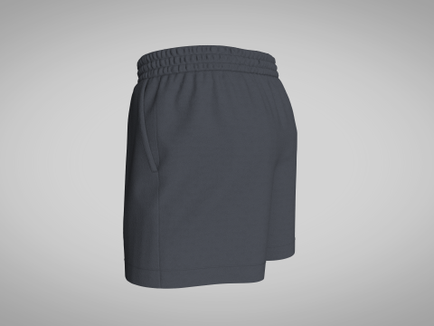 Men Shorts Model 3D