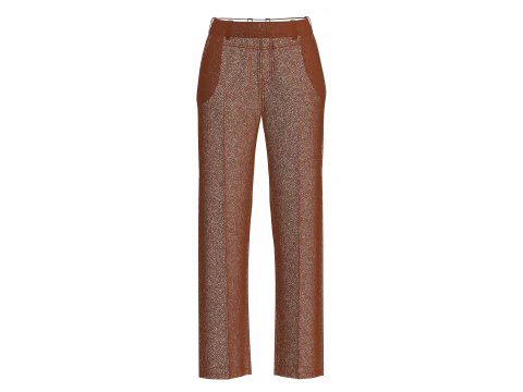 Straight - Ladies Pant 3D Model