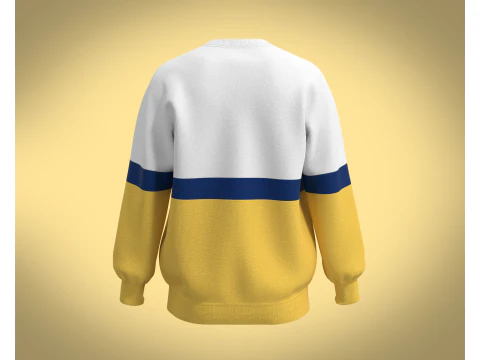 Men Yellow Sweatshirts 3D Model