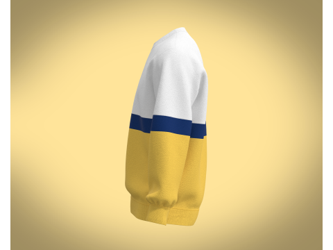 Men Yellow Sweatshirts 3D 모델