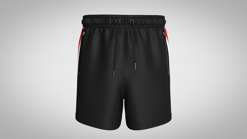 Men Pair of shorts 3D Model .c4d .max .obj .3ds .fbx .stl .blend 