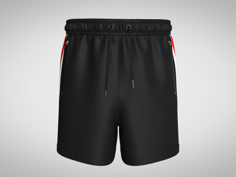 Men Pair of shorts 3Dモデル