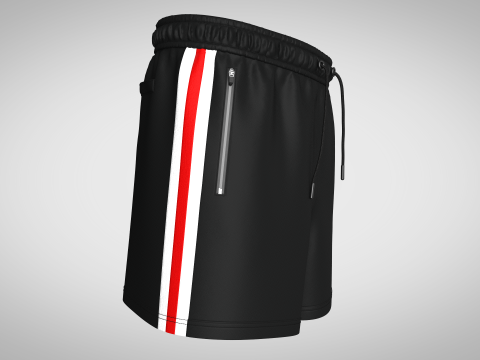 Men Pair of shorts 3D Model