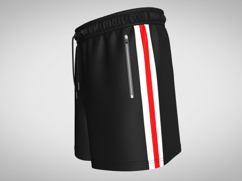 Men Pair of shorts 3D Model
