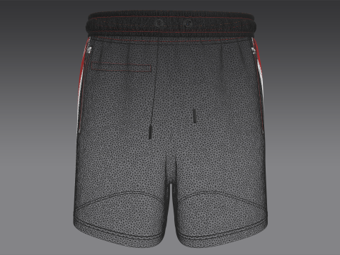 Men Pair of shorts 3D Model