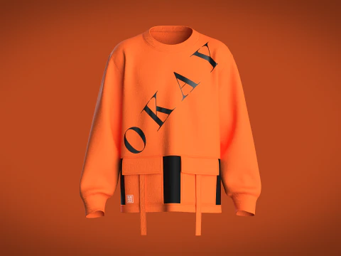 Bluza męska - OK Model 3D