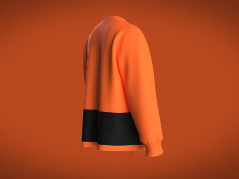 Men Sweatshirt - Okay 3D Model