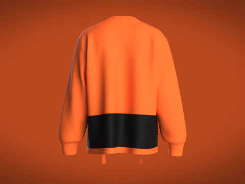 Men Sweatshirt - Okay 3D Model