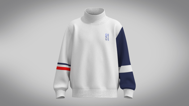 Men Sweatshirts - High Neck 3D Model .c4d .max .obj .3ds .fbx .stl .blend 