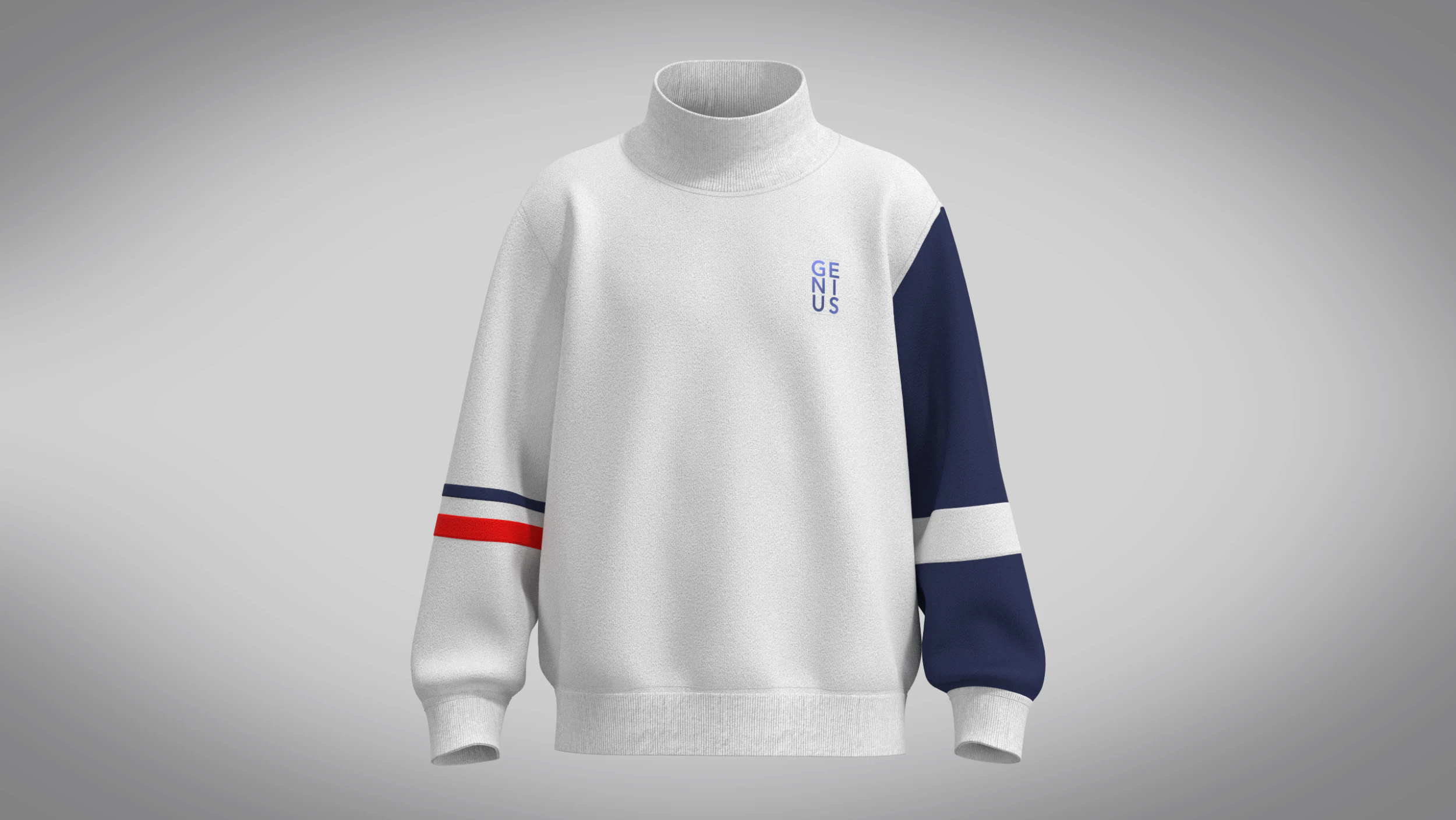 Men Sweatshirts - High Neck 3D Model .c4d .max .obj .3ds .fbx .stl .blend 