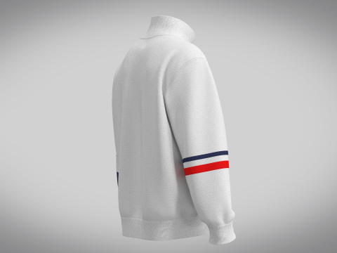 Men Sweatshirts - High Neck 3D Model