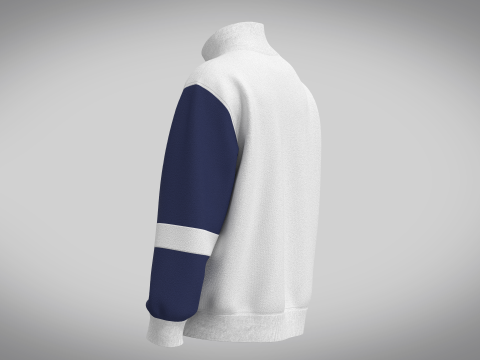Men Sweatshirts - High Neck 3D Model