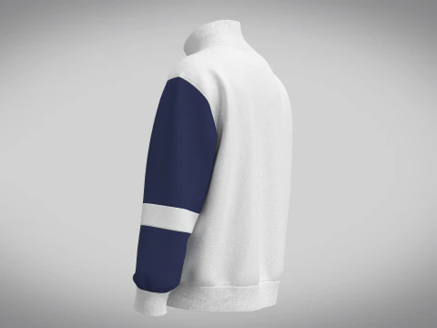 Men Sweatshirts - High Neck 3D Model