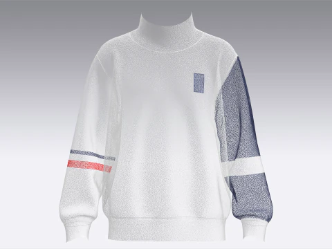 Men Sweatshirts - High Neck 3D Model