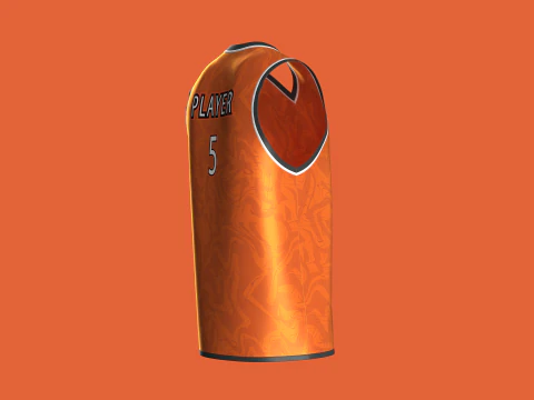 Basketball Jersey Player 05 3D Model
