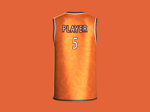 Basketball Jersey Player 05 3D Model