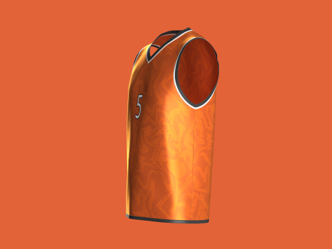 Basketball Jersey Player 05 Modelo 3D