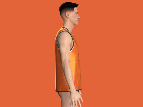 Basketball Jersey Player 05 3D Model