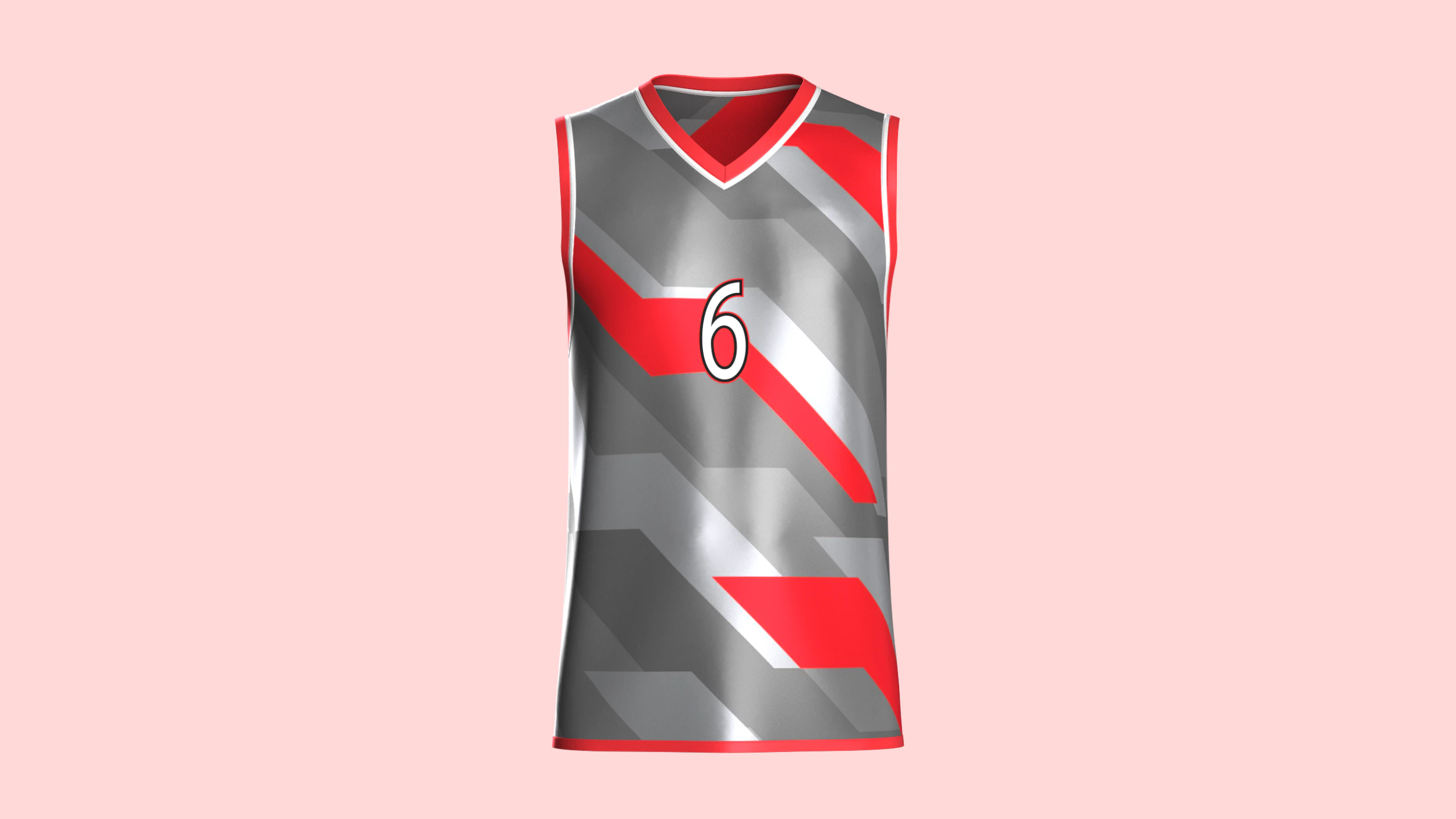 Basketball Jersey Player 06 3D Model .c4d .max .obj .3ds .fbx .stl .blend 