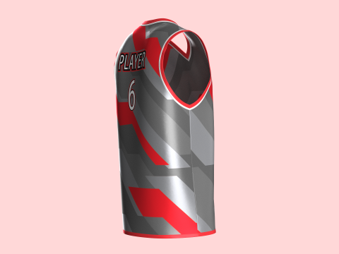 Basketball Jersey Player 06 Modelo 3D