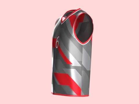 Basketball Jersey Player 06 3D Model