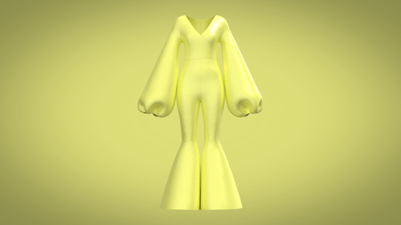 Fashion Dance Catsuit Modèle 3D .c4d .max .obj .3ds .fbx .stl .blend 