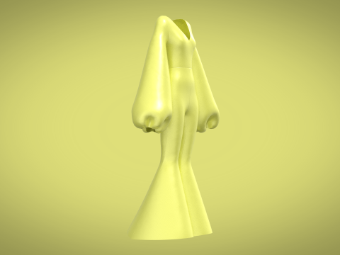 Fashion Dance Catsuit Modèle 3D