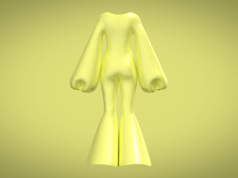 Fashion Dance Catsuit Modèle 3D
