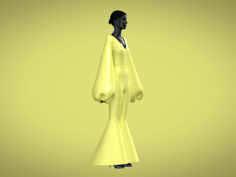 Fashion Dance Catsuit Modèle 3D