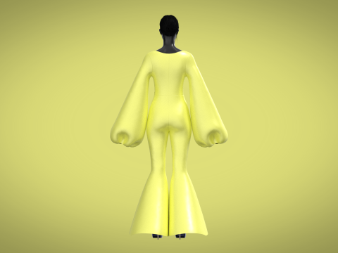 Fashion Dance Catsuit Modèle 3D