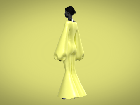 Fashion Dance Catsuit Modèle 3D