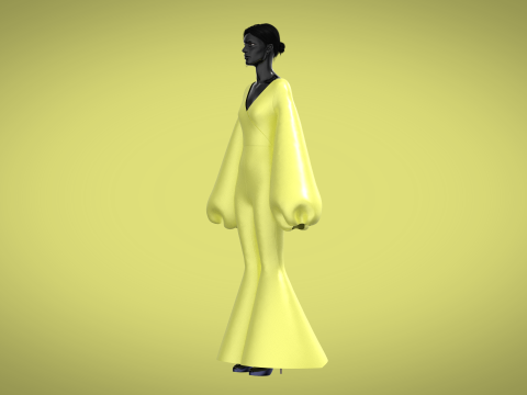 Fashion Dance Catsuit Modèle 3D
