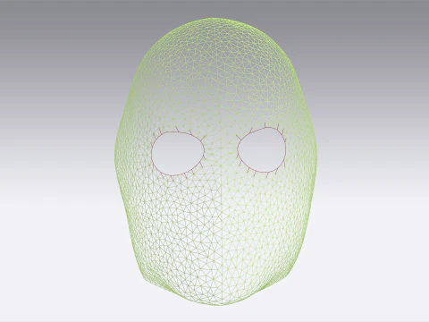 Full Face Mask 3D Model
