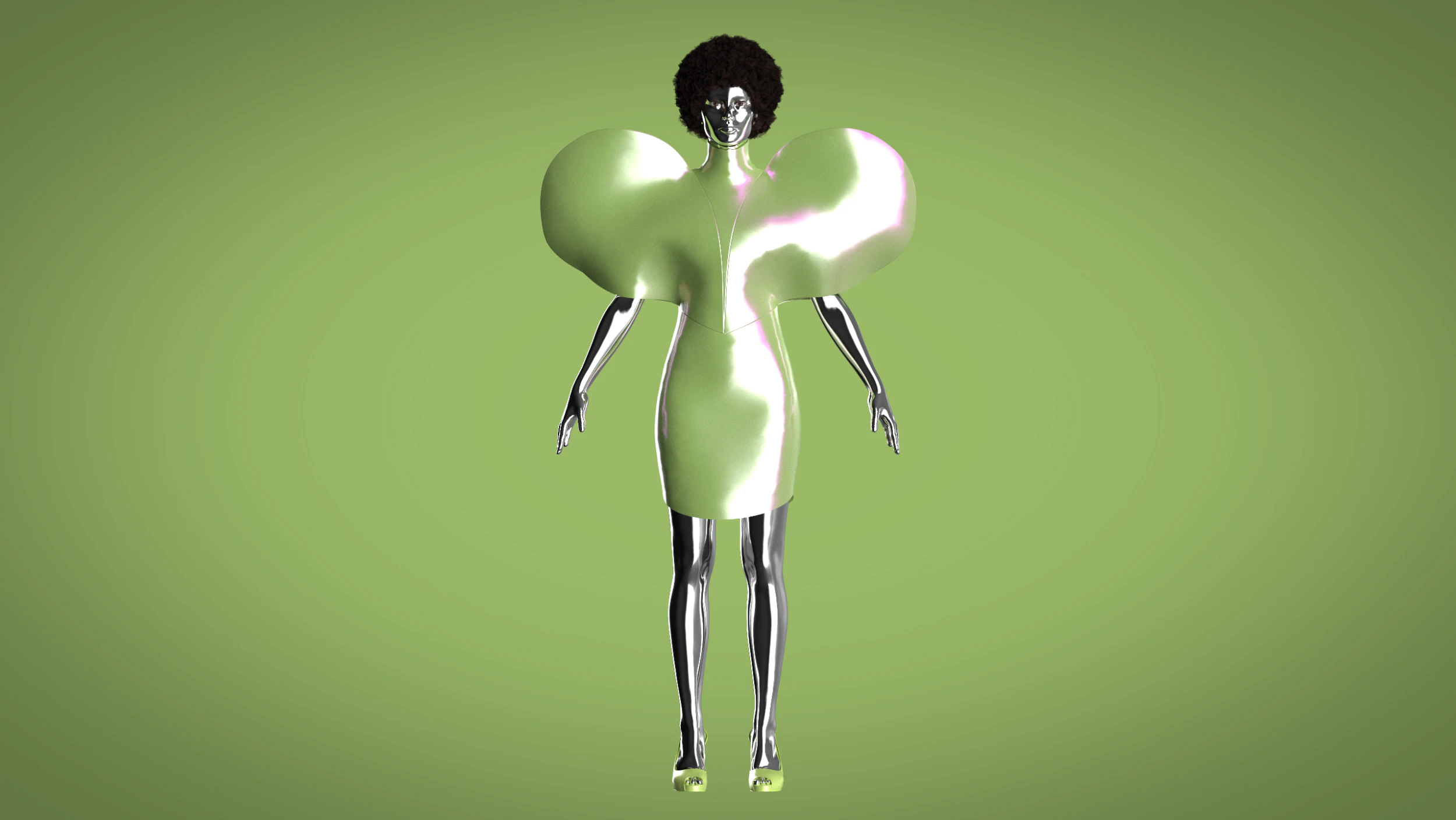 Ladies Heart Tops 3D Model .c4d .max .obj .3ds .fbx .stl .blend