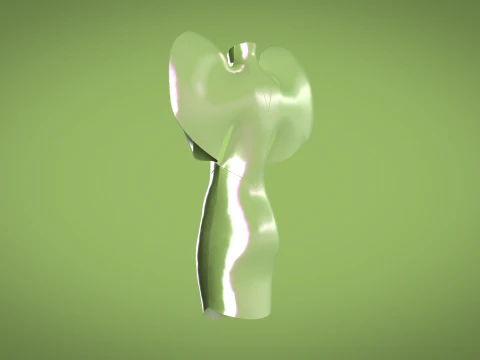 Ladies Heart Tops 3D Model