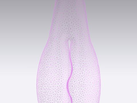 Girls Meta Fashion Dress Model 3D