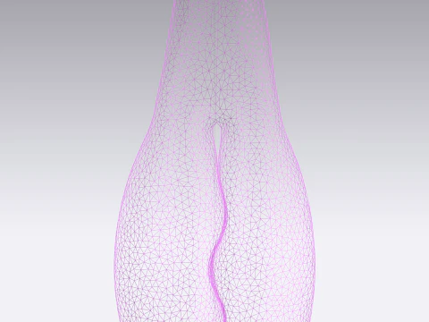 Girls Meta Fashion Dress 3D Model