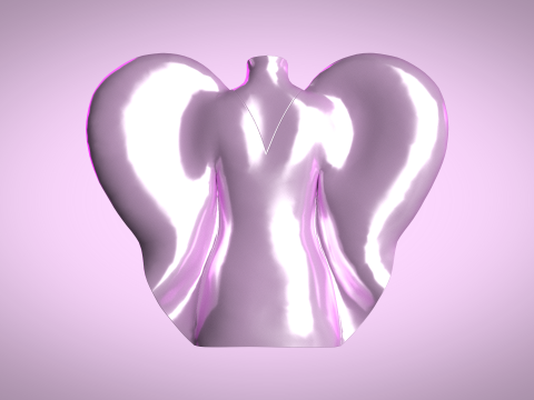 Heart Dress Model 3D