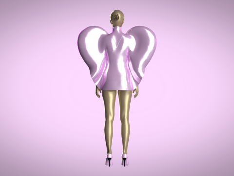 Heart Dress Model 3D