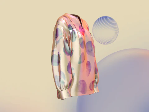 Ladies Mirror Shirt 3D Model