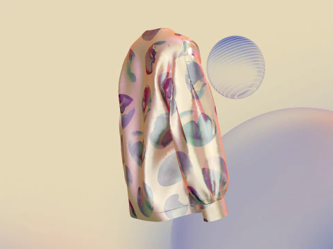 Ladies Mirror Shirt 3D Model