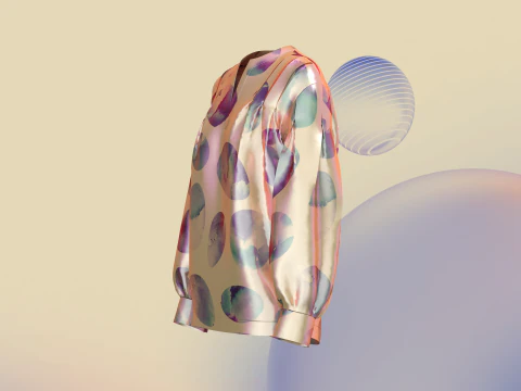 Ladies Mirror Shirt 3D Model