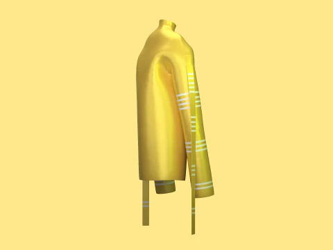 Чоловіча сукня з довгим рукавом - Metaverse 3D Модель