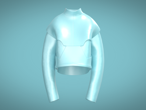 Men Giant Jacket Modello 3D
