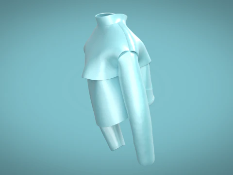 Men Giant Jacket 3D Model